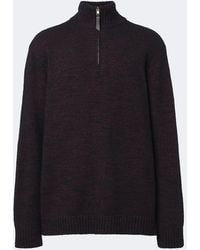 Maison Margiela - Cotton And Wool-Blend Sweater - Lyst