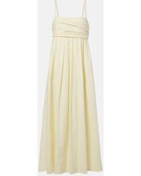 Proenza Schouler - Label Claudine Poplin Midi Dress - Lyst