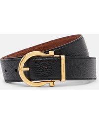 Ferragamo - Gancini Reversible Leather Belt - Lyst