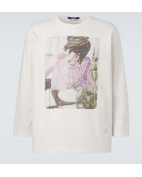 Junya Watanabe - X Merz B. Schwanen Cotton Jersey T-Shirt - Lyst