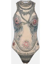 Jean Paul Gaultier - Tattoo Collection Bedruckter Body - Lyst