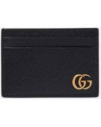 Gucci - Gg Marmont Leather Card Holder - Lyst