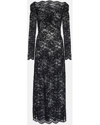 Rabanne - Floral Lace Maxi Dress - Lyst