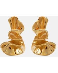 Bottega Veneta - Pendientes Anemone Small Banados En Oro - Lyst