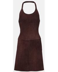 Stouls - Chiquita Suede Minidress - Lyst