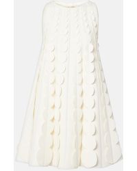 Oscar de la Renta - Abstract Brushstroke Midi Dress - Lyst