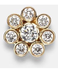 Sophie Bille Brahe - Bellis Single 18Kt Earring With Diamonds - Lyst