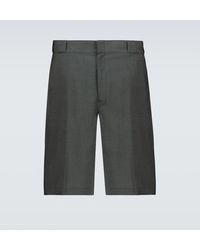 Prada - Bermuda-Shorts aus Schurwolle - Lyst