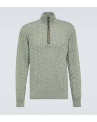 Loro Piana - Treccia Cable-knit Cashmere Sweater - Lyst