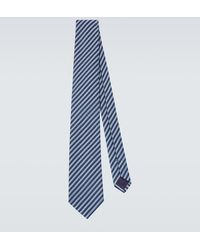 Charvet - Striped Silk Jacquard Tie - Lyst