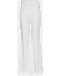 Nina Ricci - High-Rise Cady Flared Pants - Lyst