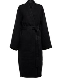 Cape Laines Rick Owens en coloris Noir Femme Vêtements Manteaux Manteaux longs et manteaux dhiver 