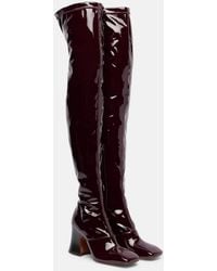 Chloé - Overknee-Stiefel Janis 80 - Lyst