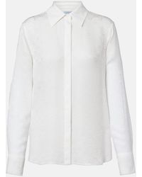 Ferragamo - Gancini Silk Crepe Shirt - Lyst