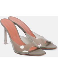 AMINA MUADDI - Alexa Glass 95 Pvc Mules - Lyst