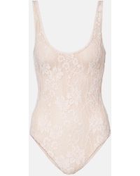 Zimmermann - Body En Dentelle A Fleurs - Lyst