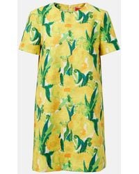 La DoubleJ - Swing Printed Cotton Minidress - Lyst