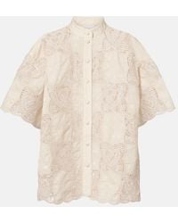 Zimmermann - Wanderlust Crochet Cotton-Blend Shirt - Lyst