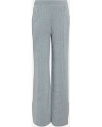 Loro Piana - Ribbed-knit Cashmere Pants - Lyst