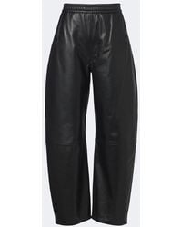 Arma - Noa Leather Barrel-Leg Pants - Lyst