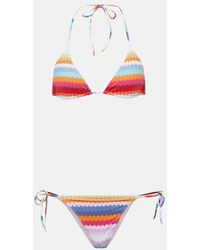 Missoni - Bikini con estampado en zigzag - Lyst