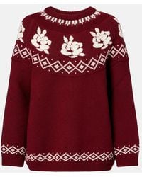 Magda Butrym - Fair Isle Wool Sweater - Lyst