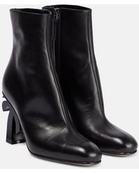 Palm Angels - Palm Tree Heeled Ankle Boots - Lyst