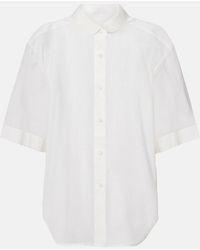 Rohe - Embroidered Cotton Muslin Top - Lyst