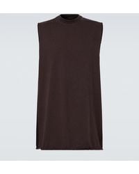 Rick Owens - Jumbo Cotton Jersey Tank Top - Lyst