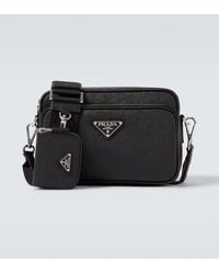 Prada - Messenger Bag Aus Saffiano-Leder - Lyst