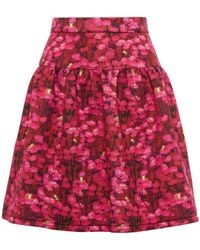 Max Mara - Gubbio Floral Jersey Miniskirt - Lyst
