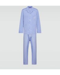 Ralph Lauren Purple Label - Completo pigiama in cotone - Lyst