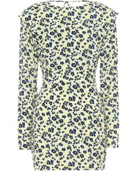 ROTATE BIRGER CHRISTENSEN Minikleid Wanda aus Crêpe - Gelb