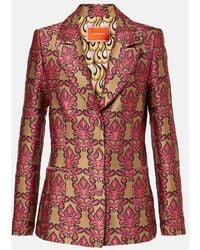La DoubleJ - 24/7 Cotton Jacquard Blazer - Lyst