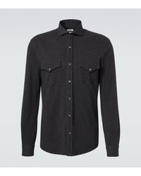 Brunello Cucinelli - Cotton Overshirt - Lyst
