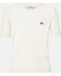 Vivienne Westwood - Bea Wool And Silk Top - Lyst