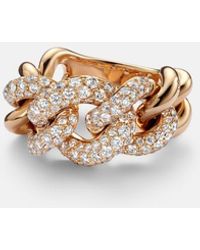 Pomellato - Ring Catene Aus 18Kt Rosegold Mit Diamanten - Lyst