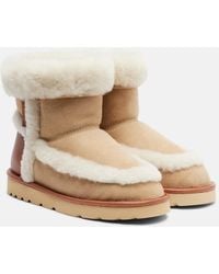 Chloé - Dolcie Shearling-Trimmed Ankle Boots - Lyst