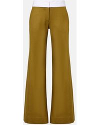 Victoria Beckham - High-Rise Straight Pants - Lyst