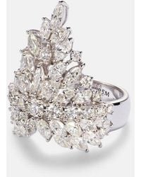 YEPREM - Y-Not 18Kt Ring With Diamonds - Lyst