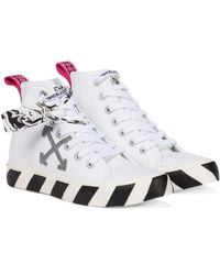 ladies white high top sneakers