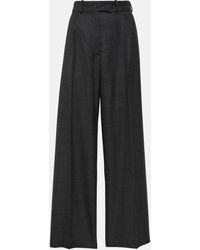 The Row - Roan High-rise Wide-leg Pants - Lyst