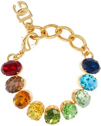 Dolce & Gabbana Crystal-embellished Bracelet - Multicolor
