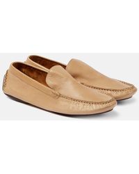 The Row - Lucca Leather Moccasins - Lyst