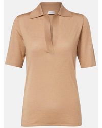 Gabriela Hearst - Casius Cashmere And Silk Polo Shirt - Lyst