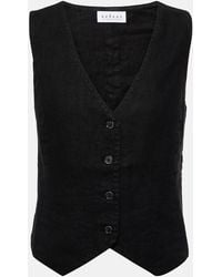 Velvet - Mylie Linen Vest - Lyst