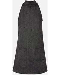 Courreges - Minikleid Heritage Aus Wolle - Lyst