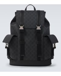 Gucci - Rucksack Gg Aus Canvas Mit Leder - Lyst