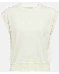 Brunello Cucinelli - Cashmere Sweater Vest - Lyst