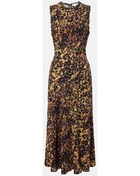 Ulla Johnson - Clea Printed Midi Dress - Lyst